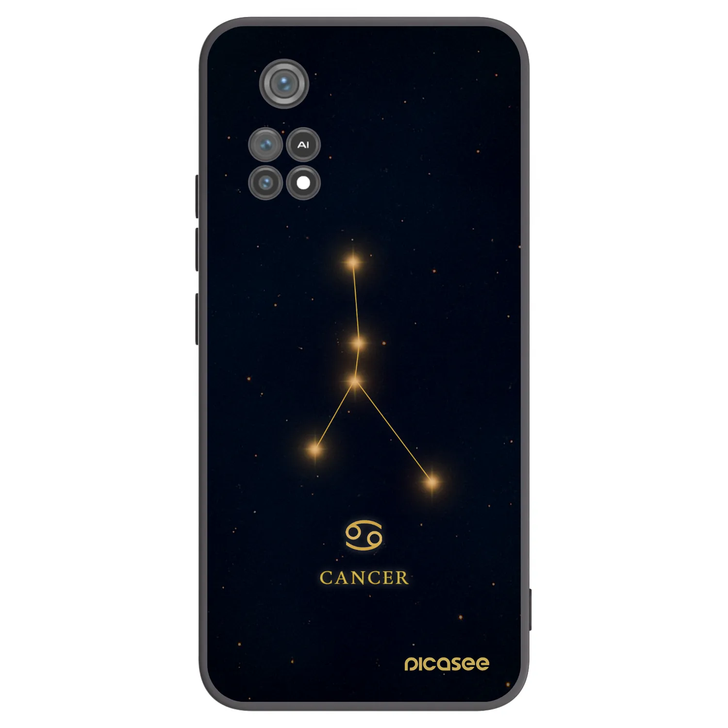 Picasee silikónový čierny obal pre Xiaomi Poco M4 Pro - CANCER