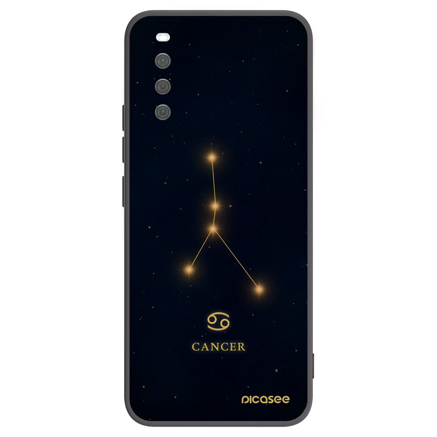 Picasee silikónový čierny obal pre Sony Xperia 10 III - CANCER