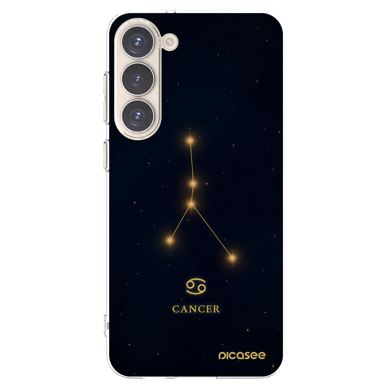 Picasee silikónový prehľadný obal pre Samsung Galaxy S23+ 5G - CANCER