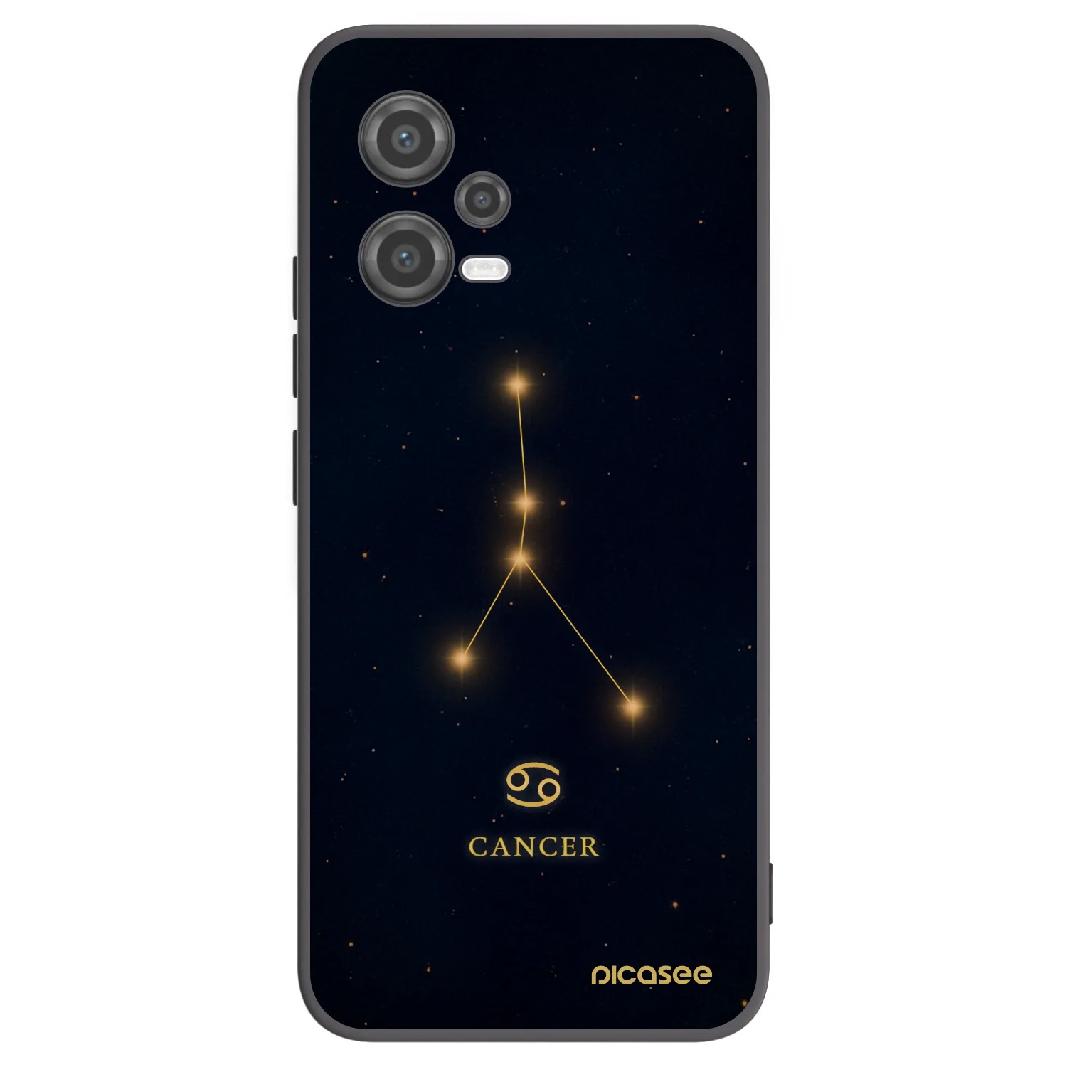 Picasee silikónový čierny obal pre Xiaomi Poco X5 - CANCER