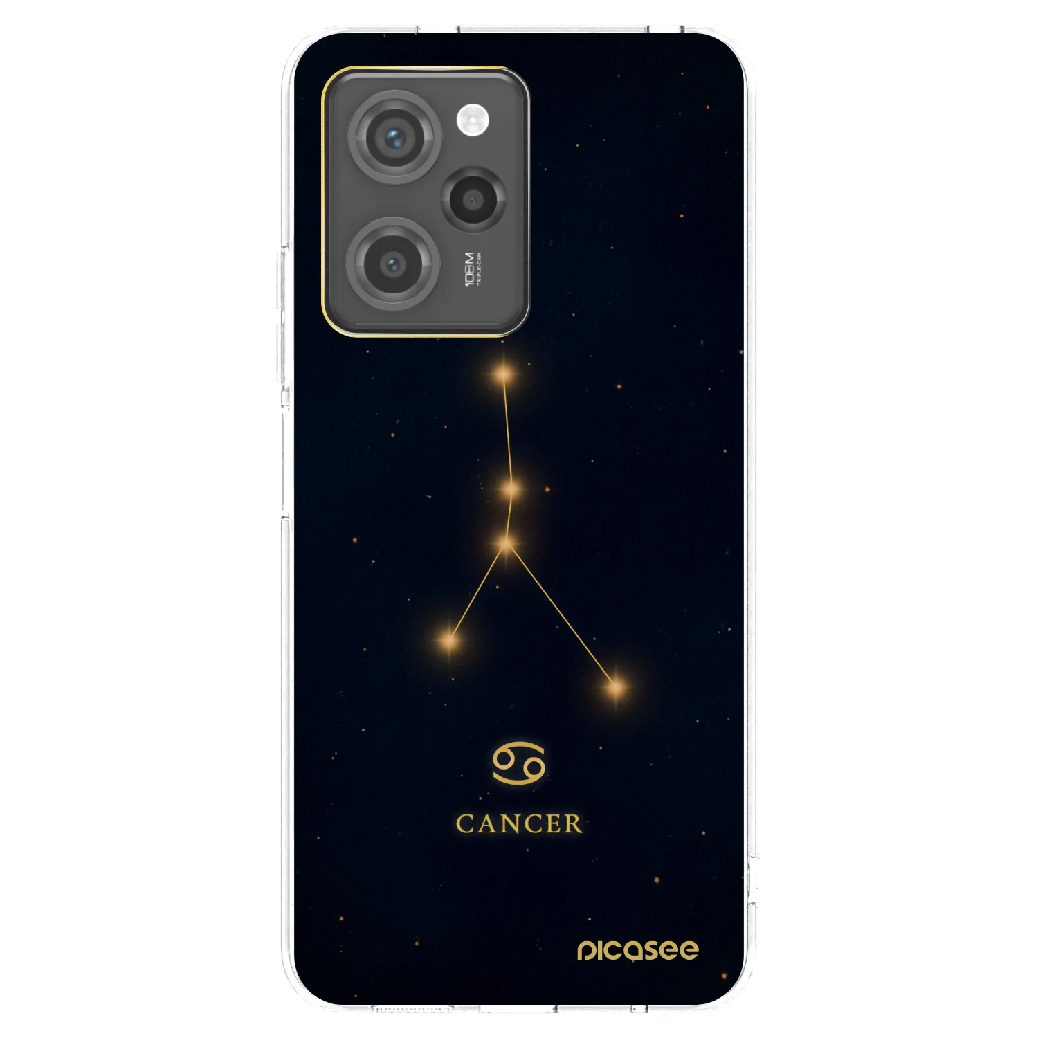 Picasee silikónový čierny obal pre Xiaomi Poco X5 Pro - CANCER