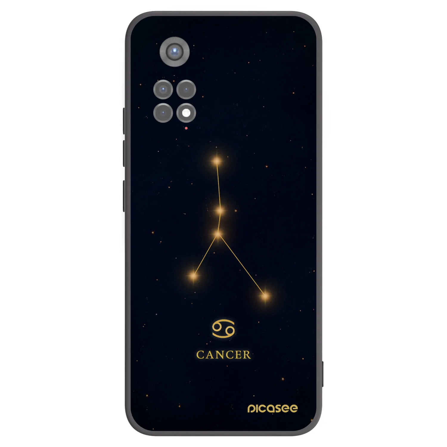 Picasee silikónový čierny obal pre Xiaomi Redmi Note 11S 5G - CANCER