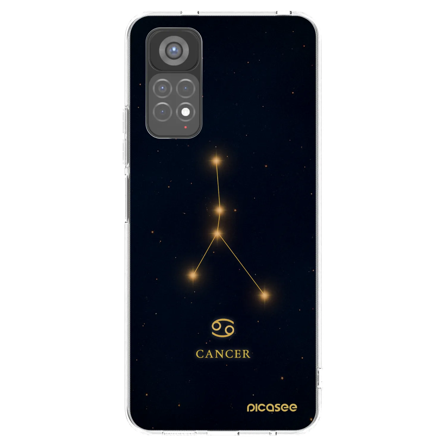 Picasee silikónový prehľadný obal pre Xiaomi Redmi Note 11S 5G - CANCER