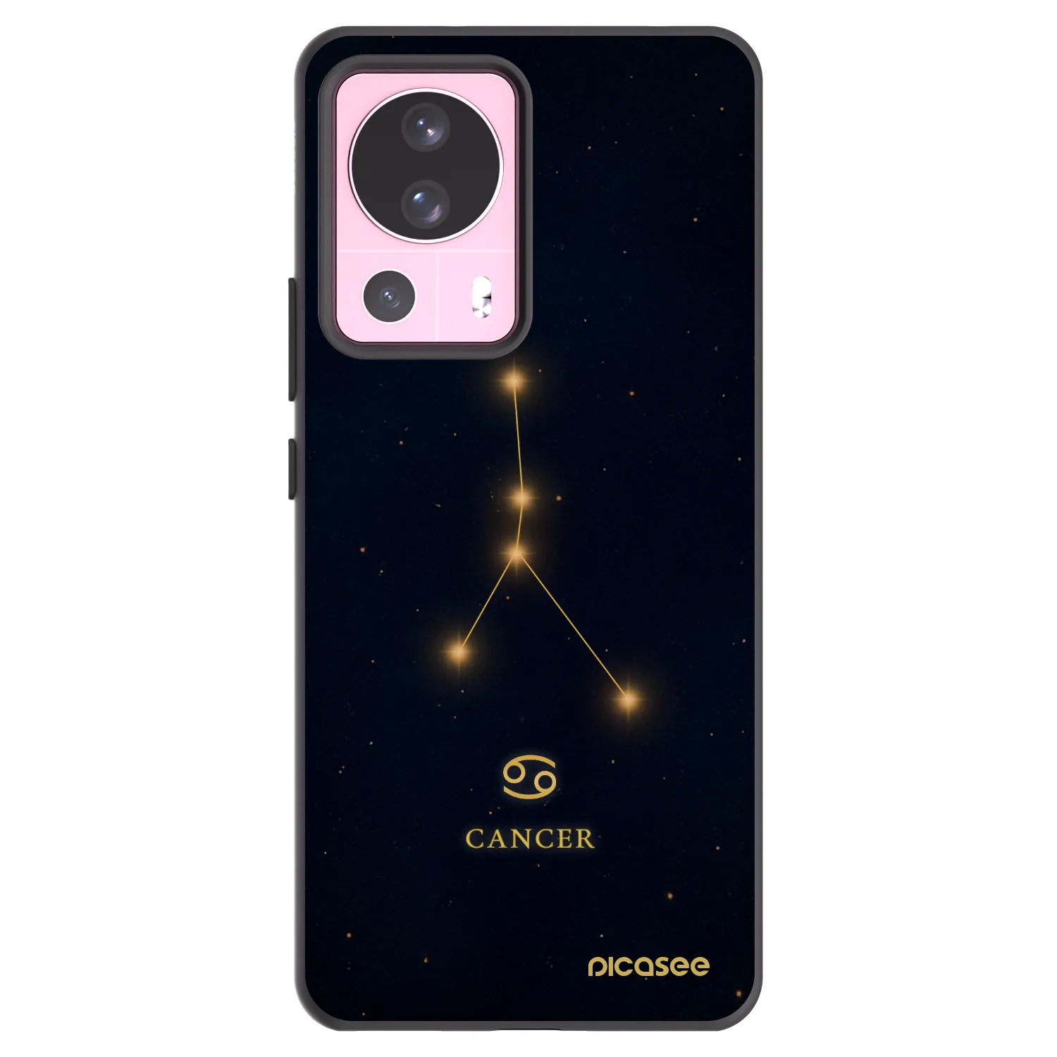 Picasee silikónový čierny obal pre Xiaomi 13 Lite - CANCER
