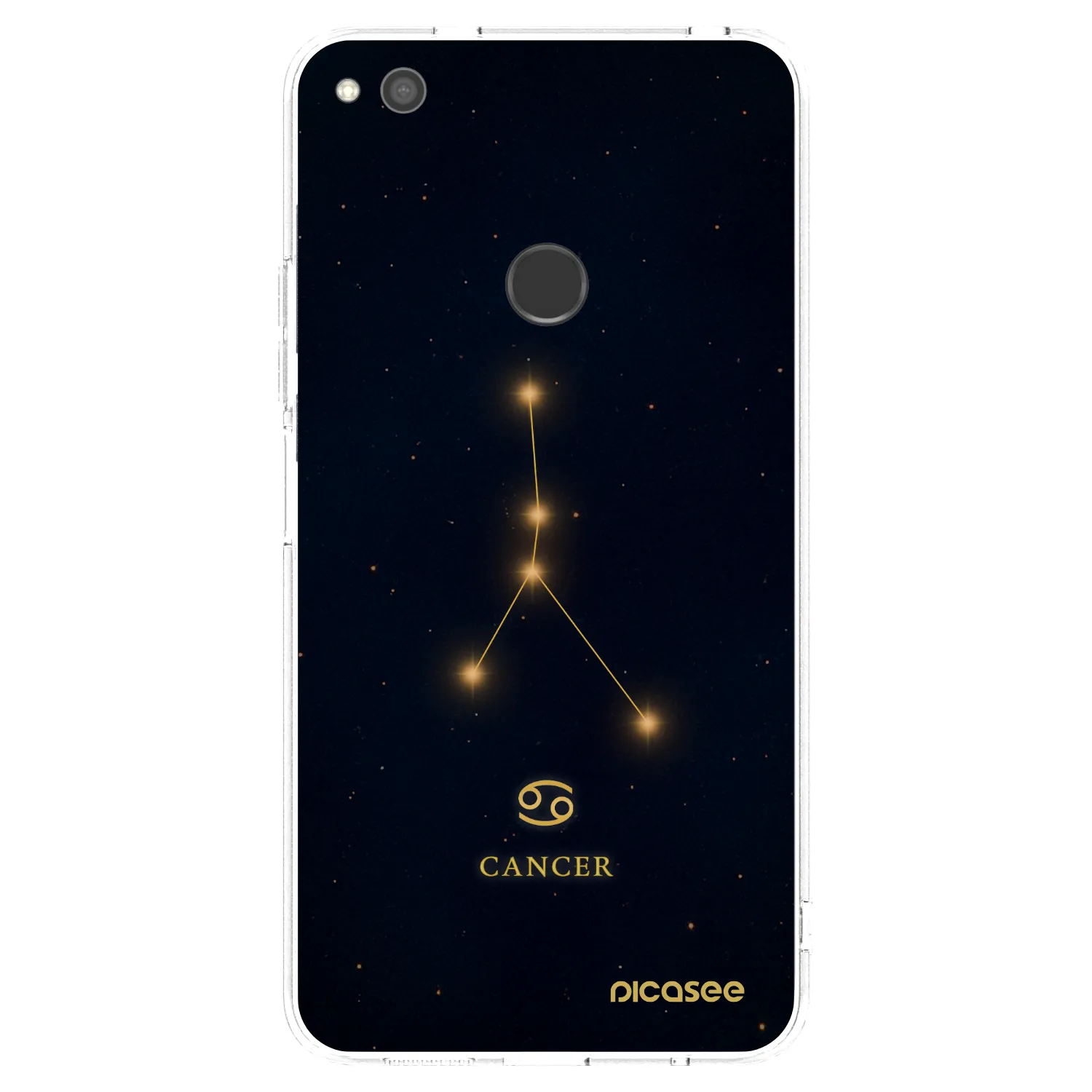 Picasee silikónový prehľadný obal pre Huawei P9 Lite 2017 - CANCER