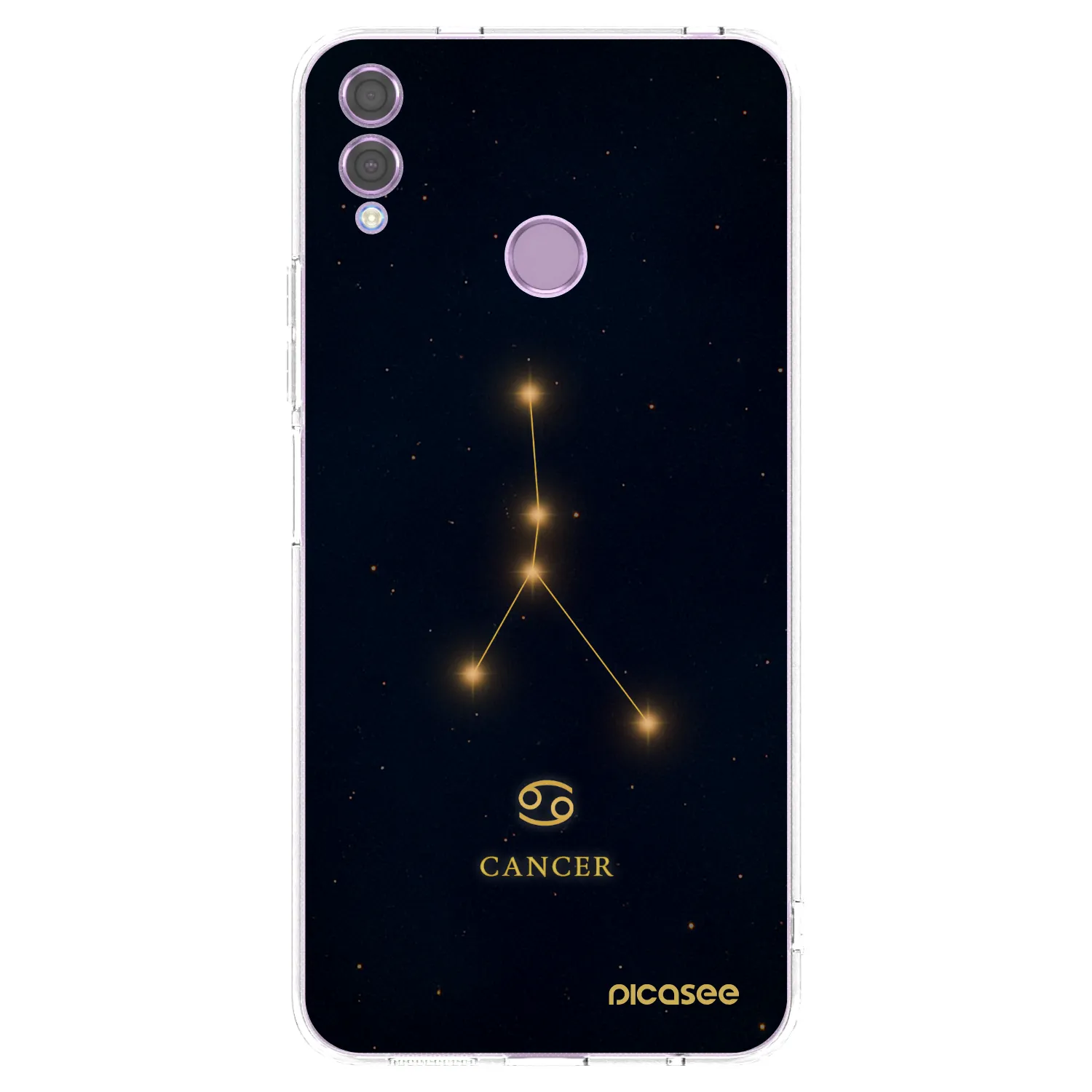 Silikónový prehľadný obal pre Honor 8X - CANCER