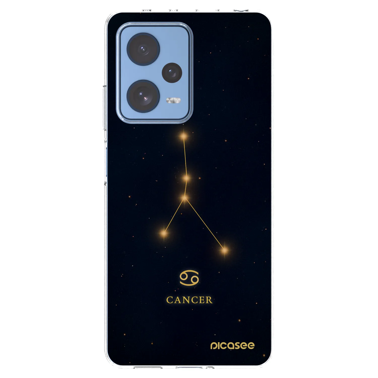 Picasee silikónový prehľadný obal pre Xiaomi Redmi Note 12 Pro 5G - CANCER
