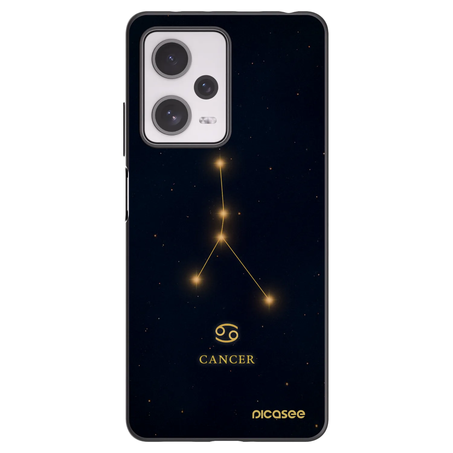 Picasee silikónový čierny obal pre Xiaomi Redmi Note 12 Pro+ 5G - CANCER