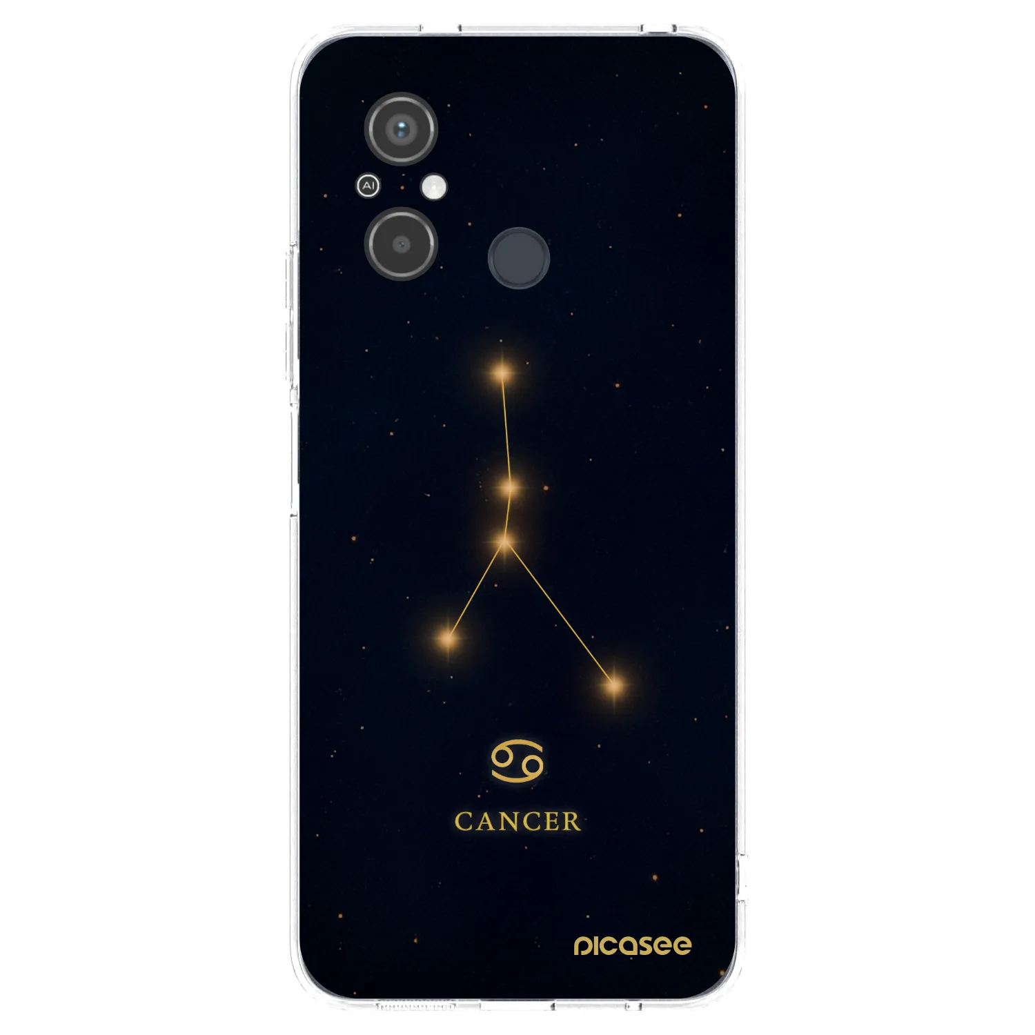 Picasee silikónový prehľadný obal pre Xiaomi Redmi 12C - CANCER
