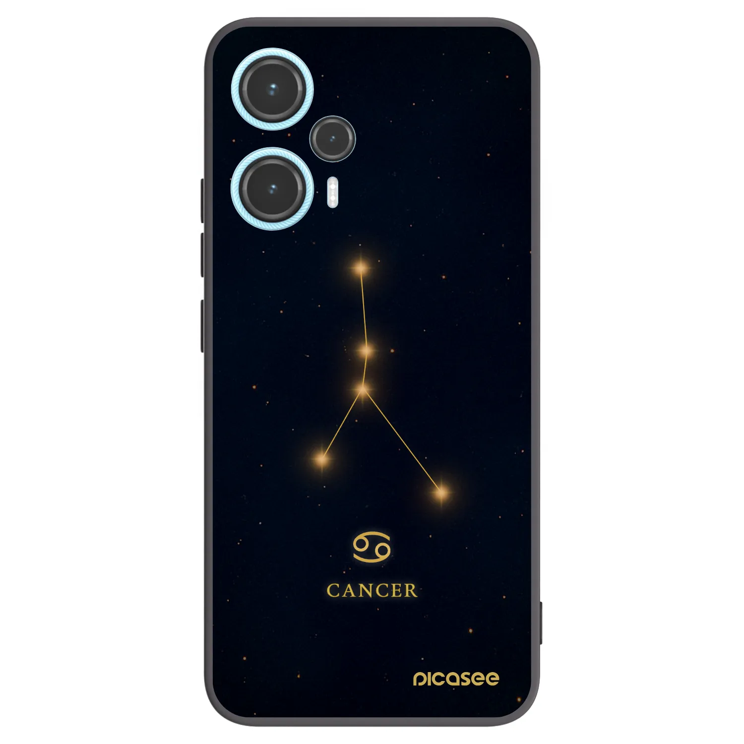 Picasee silikónový čierny obal pre Xiaomi Poco F5 - CANCER