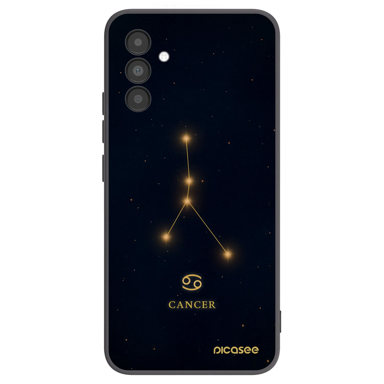 Picasee silikónový čierny obal pre Samsung Galaxy A04s A047F - CANCER