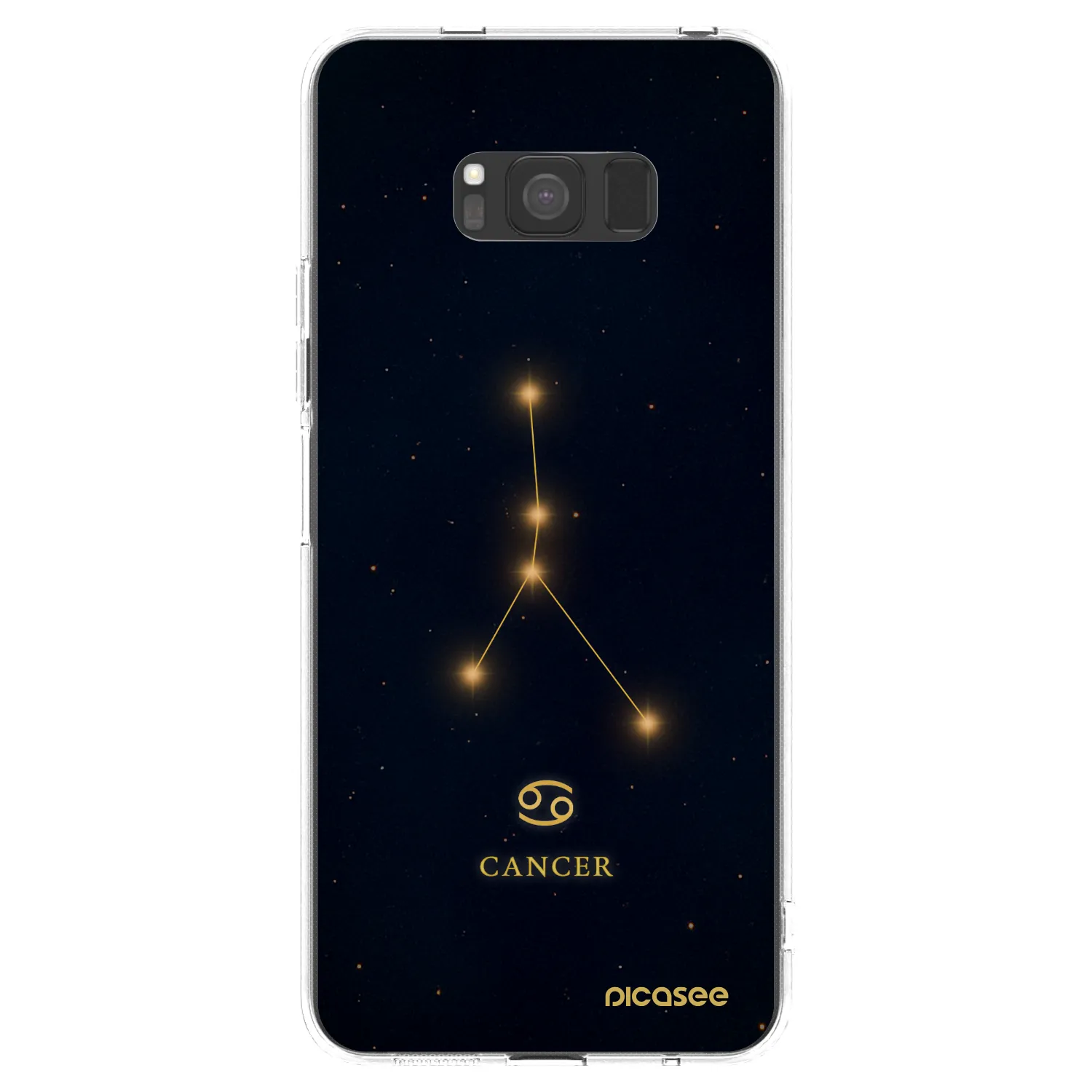 Picasee silikónový prehľadný obal pre Samsung Galaxy S8 G950F - CANCER