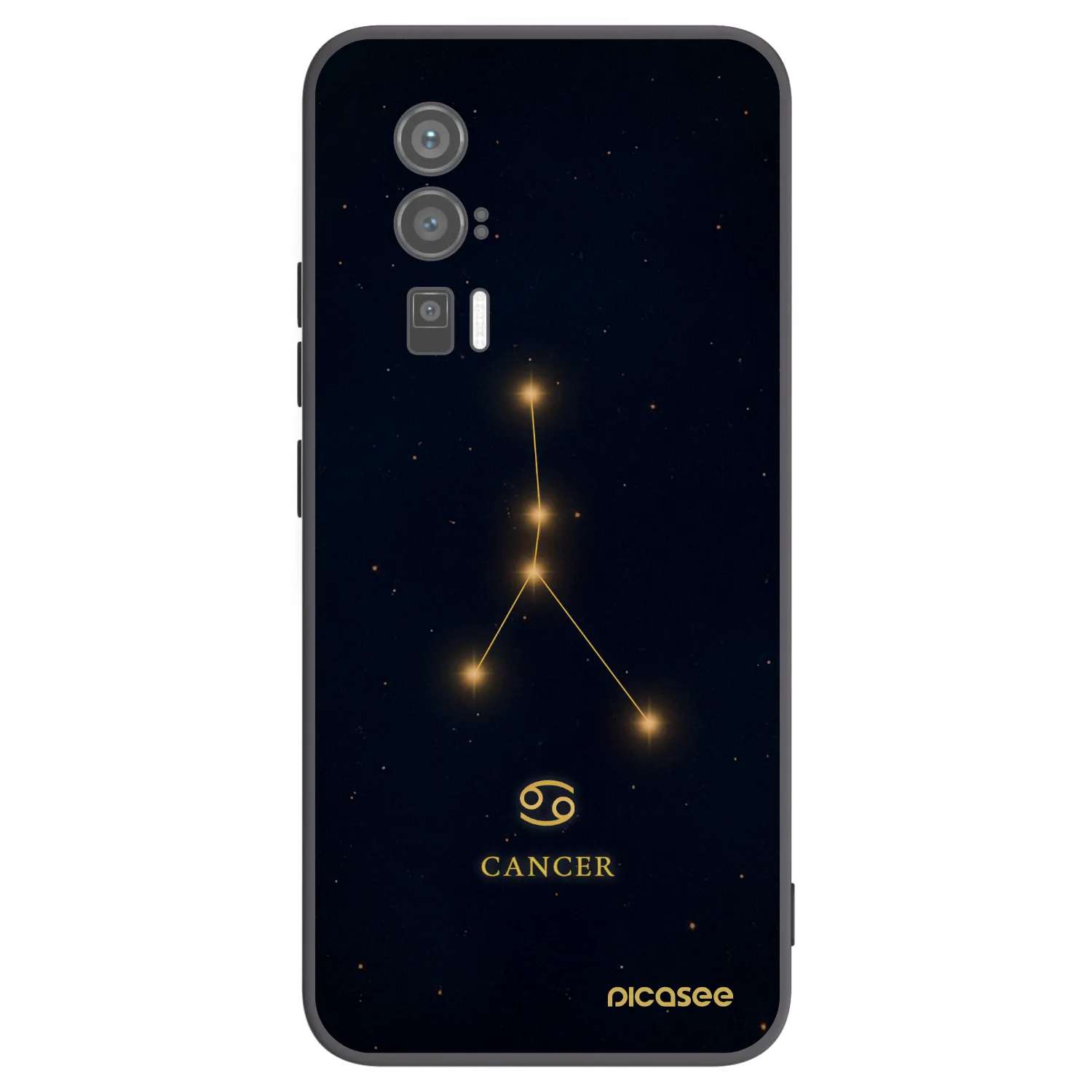 Picasee silikónový čierny obal pre Xiaomi Poco F5 Pro 5G - CANCER