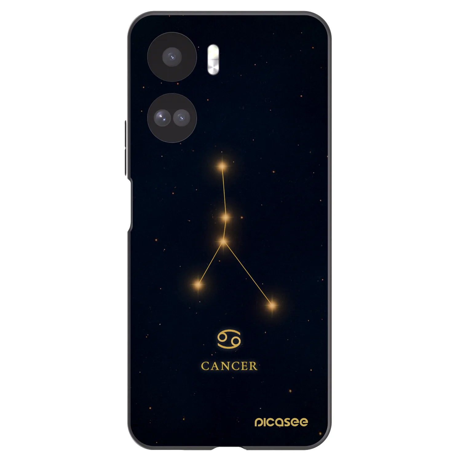 Picasee silikónový čierny obal pre Honor 90 Lite 5G - CANCER