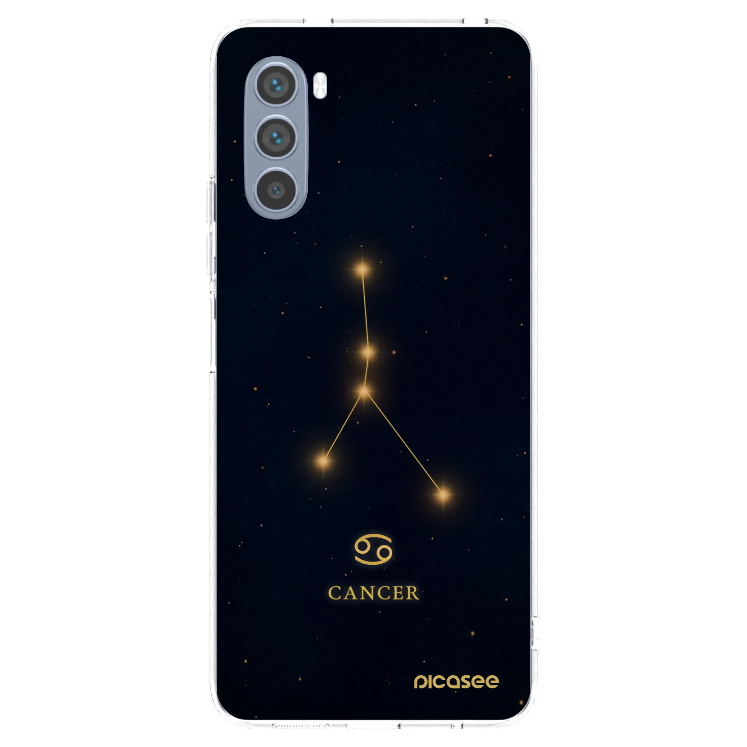Silikónový prehľadný obal pre Motorola Moto G62 - CANCER