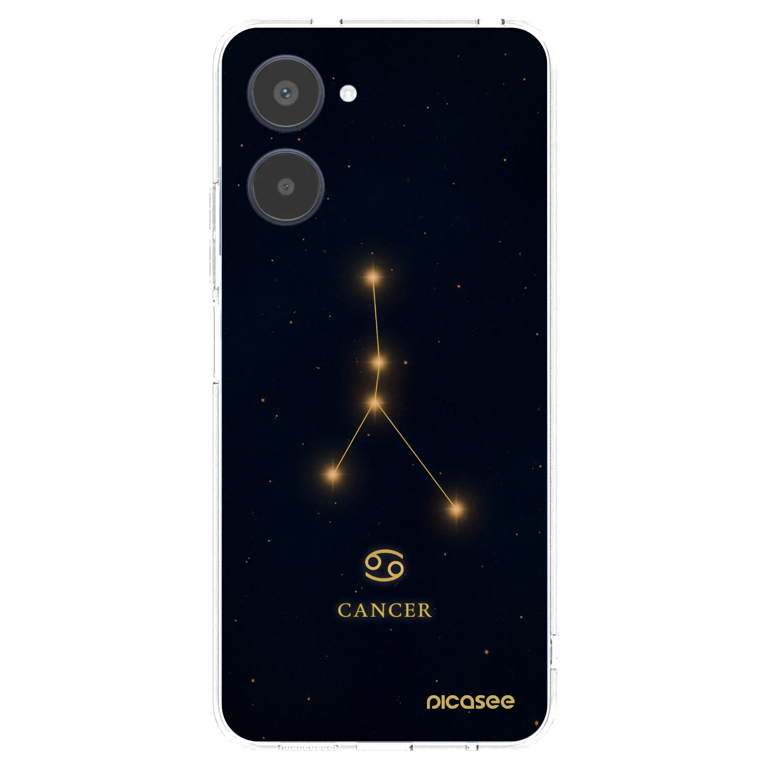 Picasee silikónový prehľadný obal pre Realme 10 4G - CANCER