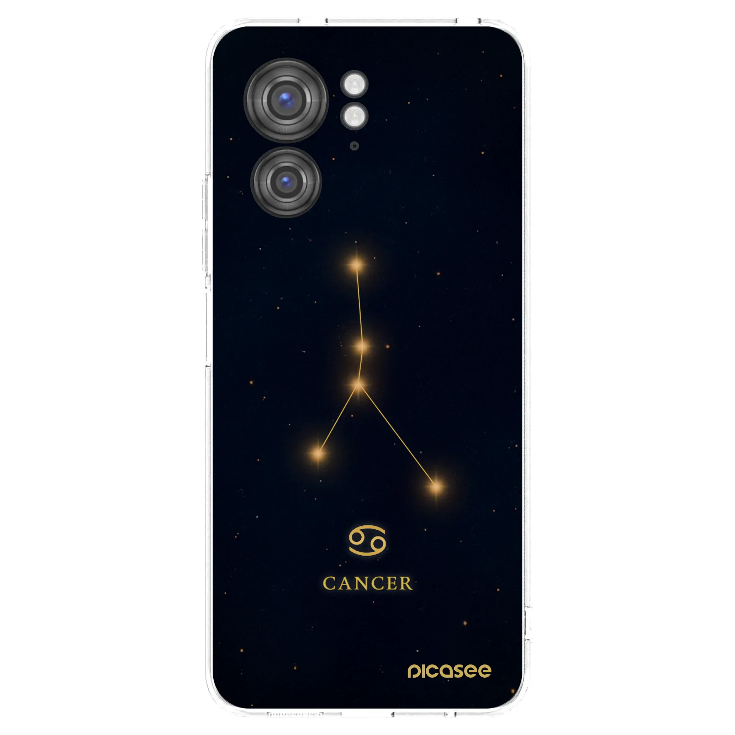 Picasee silikónový prehľadný obal pre Motorola Edge 40 - CANCER