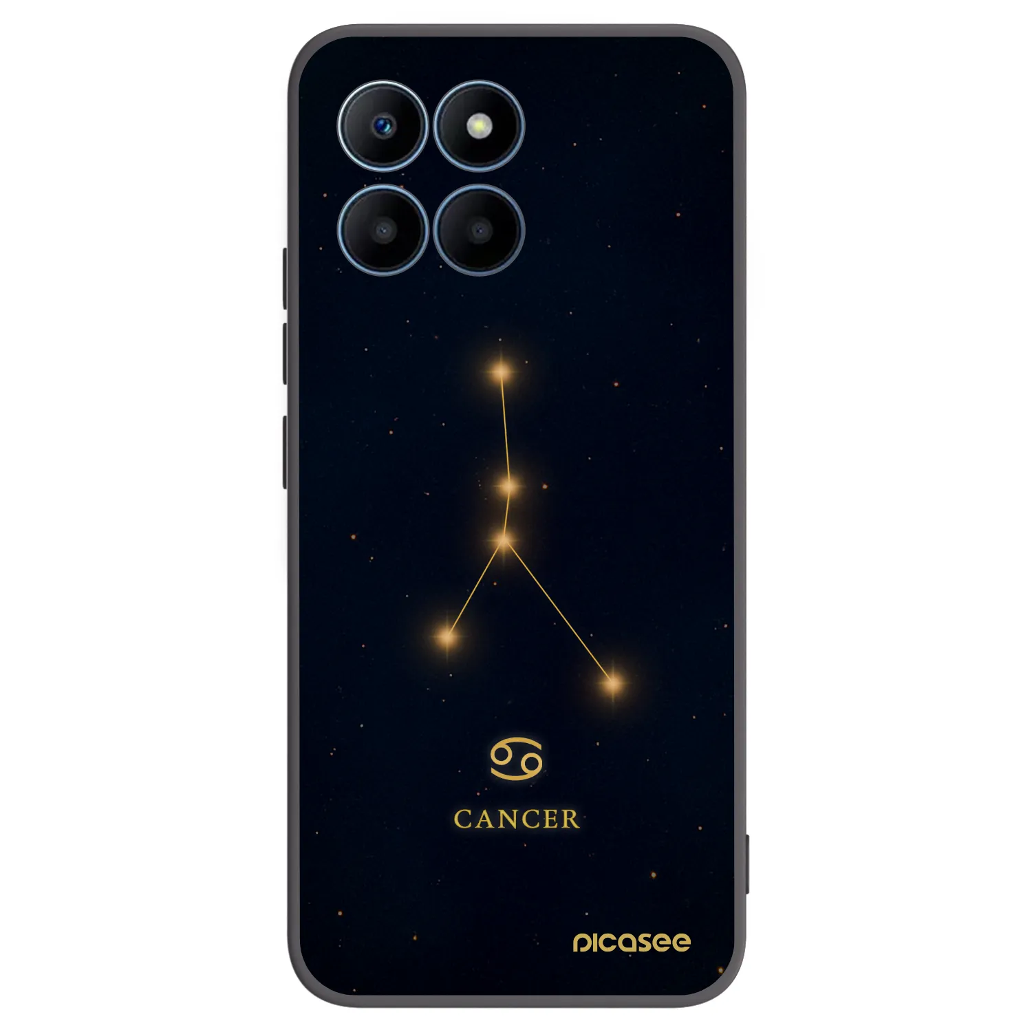 Picasee silikónový čierny obal pre Honor 70 Lite - CANCER