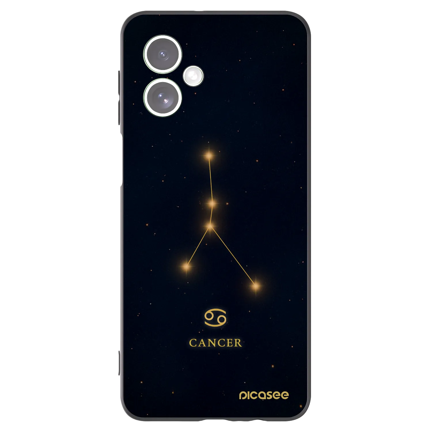 Silikónový čierny obal pre Motorola Moto G54 5G - CANCER