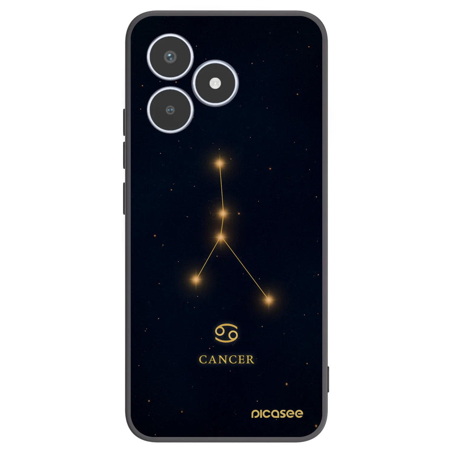 Picasee silikónový čierny obal pre Realme C53 - CANCER