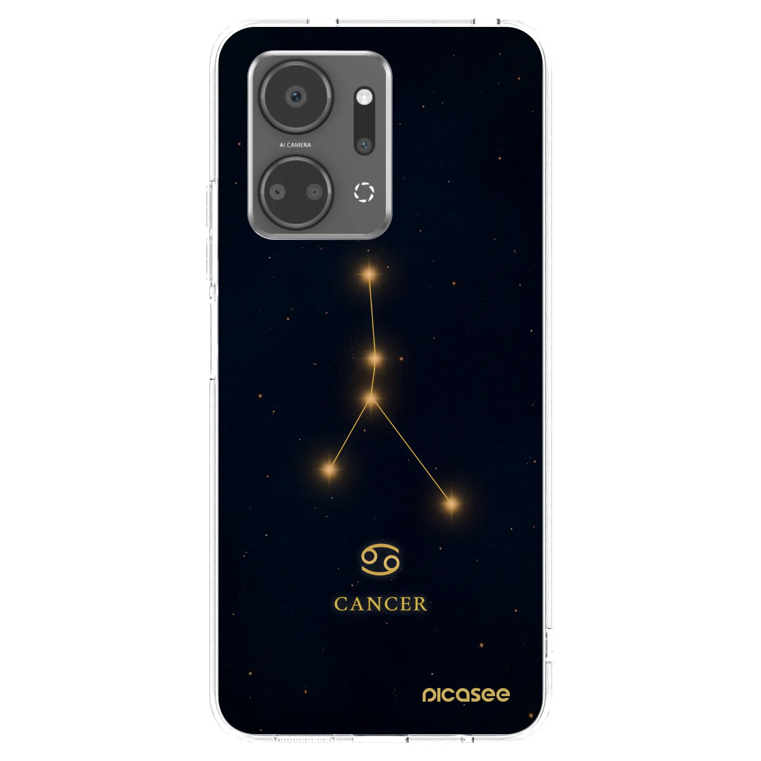Picasee silikónový prehľadný obal pre Honor X7a - CANCER