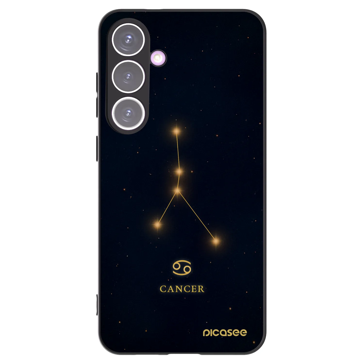 Picasee silikónový čierny obal pre Samsung Galaxy S24+ S926B 5G - CANCER