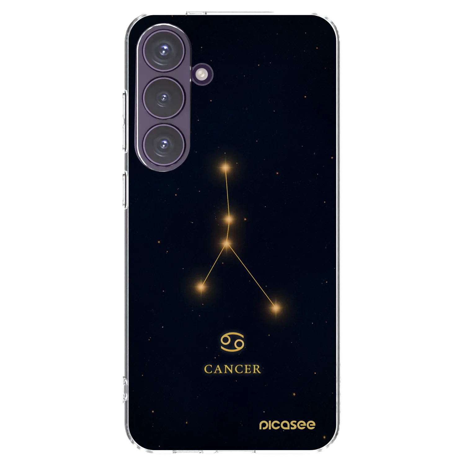Picasee silikónový prehľadný obal pre Samsung Galaxy S24+ S926B 5G - CANCER