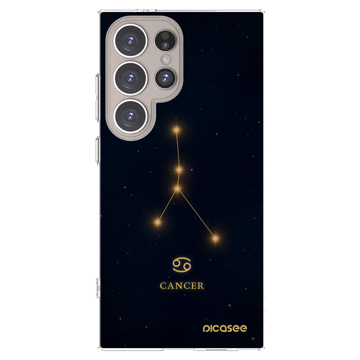 Picasee silikónový prehľadný obal pre Samsung Galaxy S24 Ultra S928B 5G - CANCER