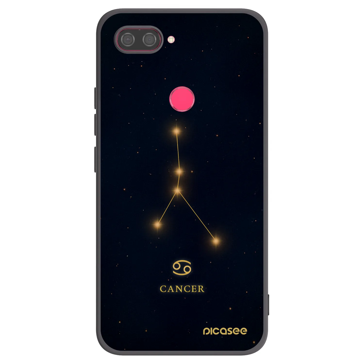 Picasee silikónový čierny obal pre Xiaomi Mi 8 Lite - CANCER