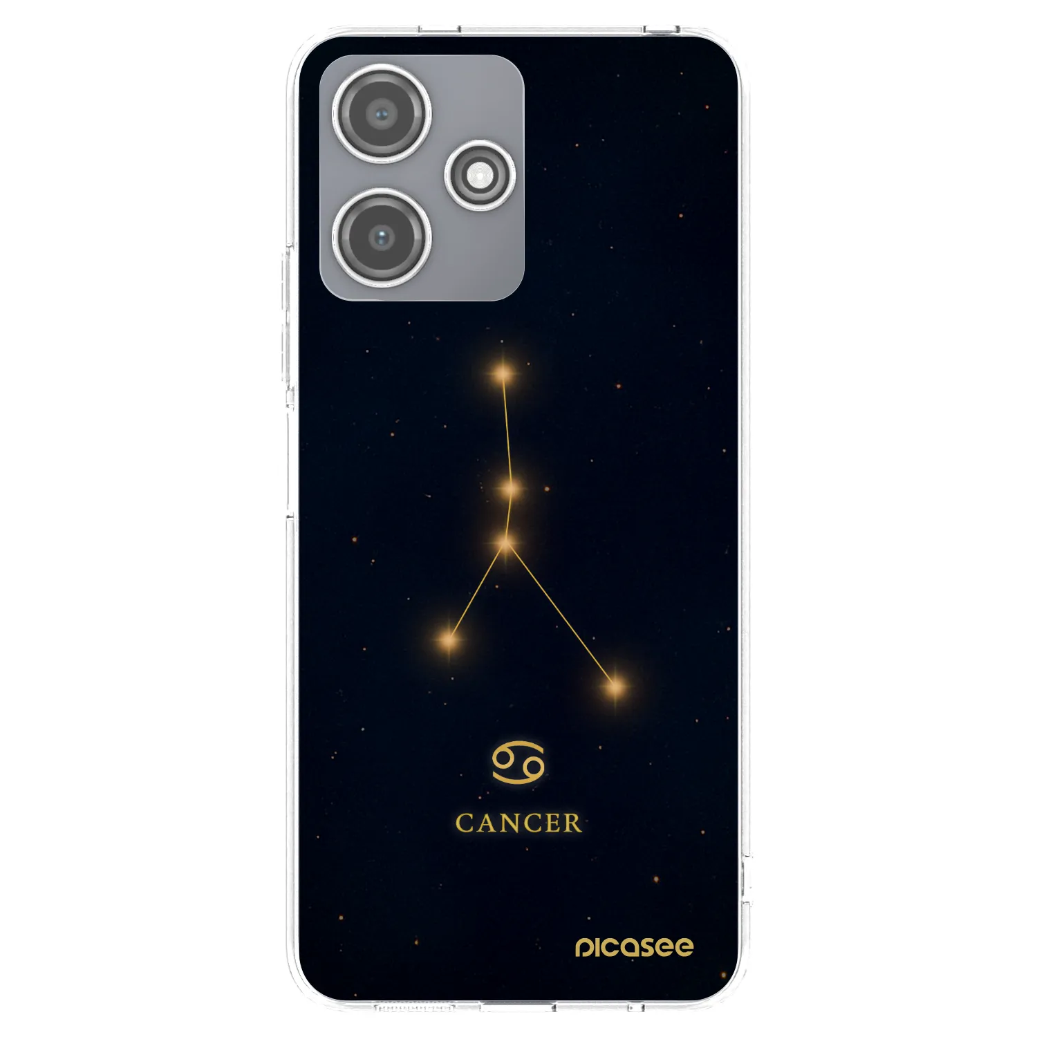 Picasee silikónový prehľadný obal pre Xiaomi Redmi 12 5G - CANCER
