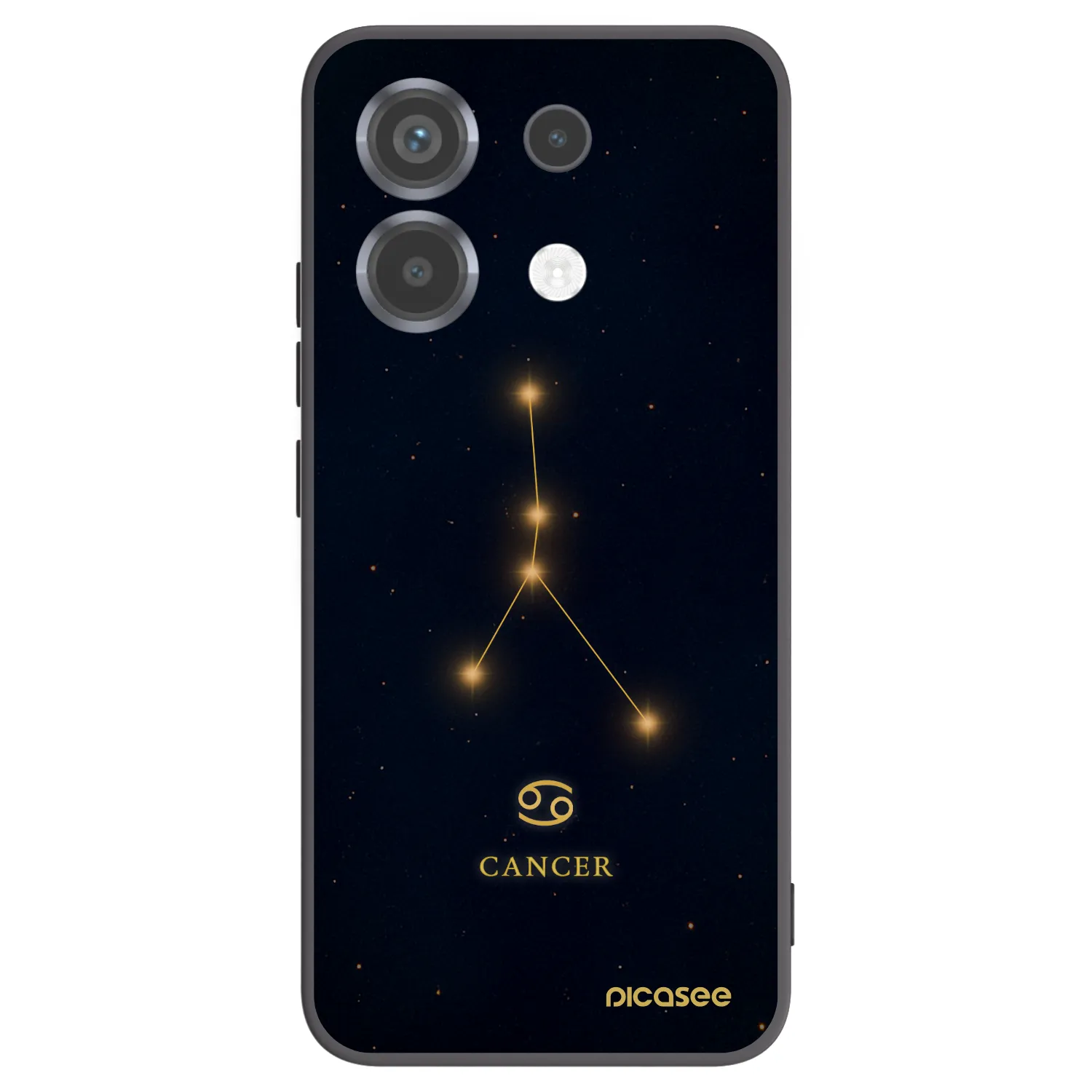 Picasee silikónový čierny obal pre Xiaomi Poco X6 - CANCER