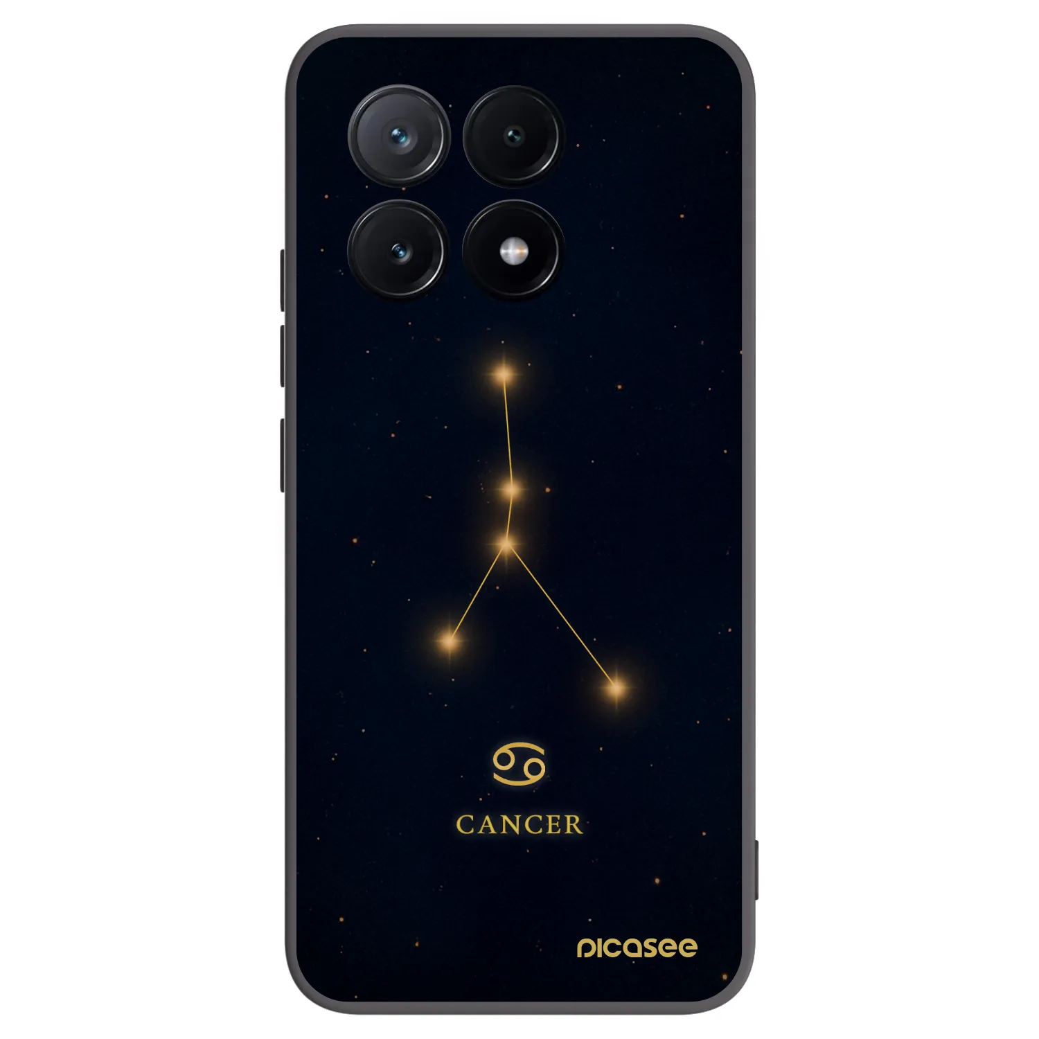 Picasee silikónový čierny obal pre Xiaomi Poco X6 Pro - CANCER