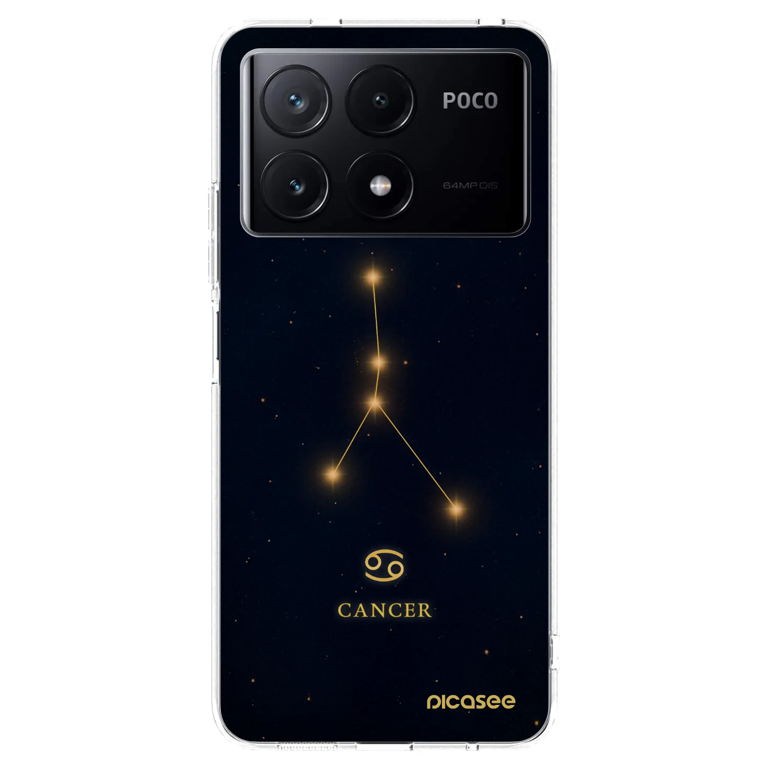 Picasee silikónový prehľadný obal pre Xiaomi Poco X6 Pro - CANCER