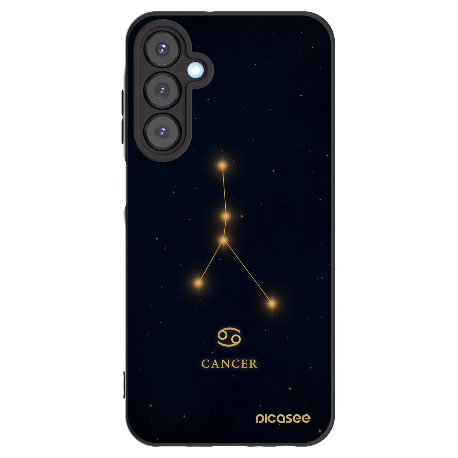 Picasee silikónový čierny obal pre Samsung Galaxy A25 A256B 5G - CANCER