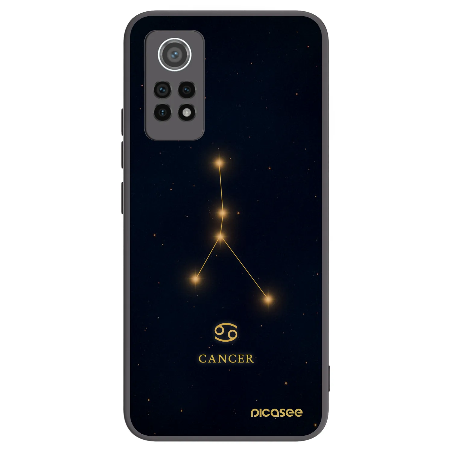 Picasee silikónový čierny obal pre Xiaomi Redmi Note 12 Pro 4G - CANCER