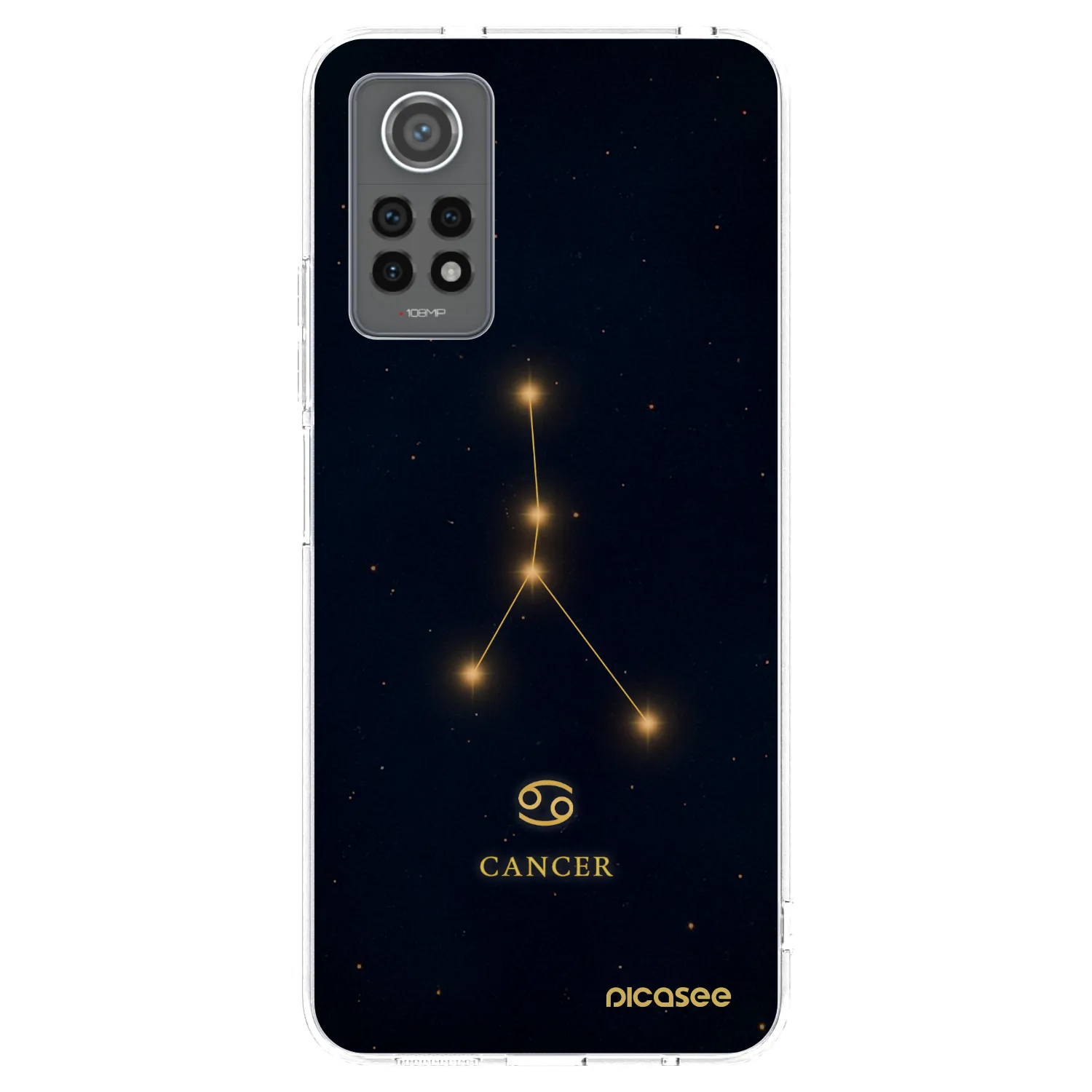 Picasee silikónový prehľadný obal pre Xiaomi Redmi Note 12 Pro 4G - CANCER