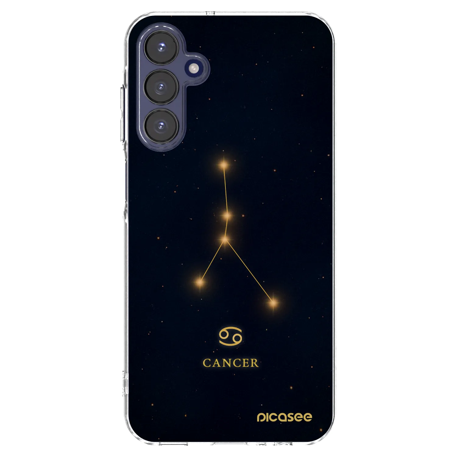 Picasee silikónový prehľadný obal pre Samsung Galaxy A15 A155F 4G - CANCER