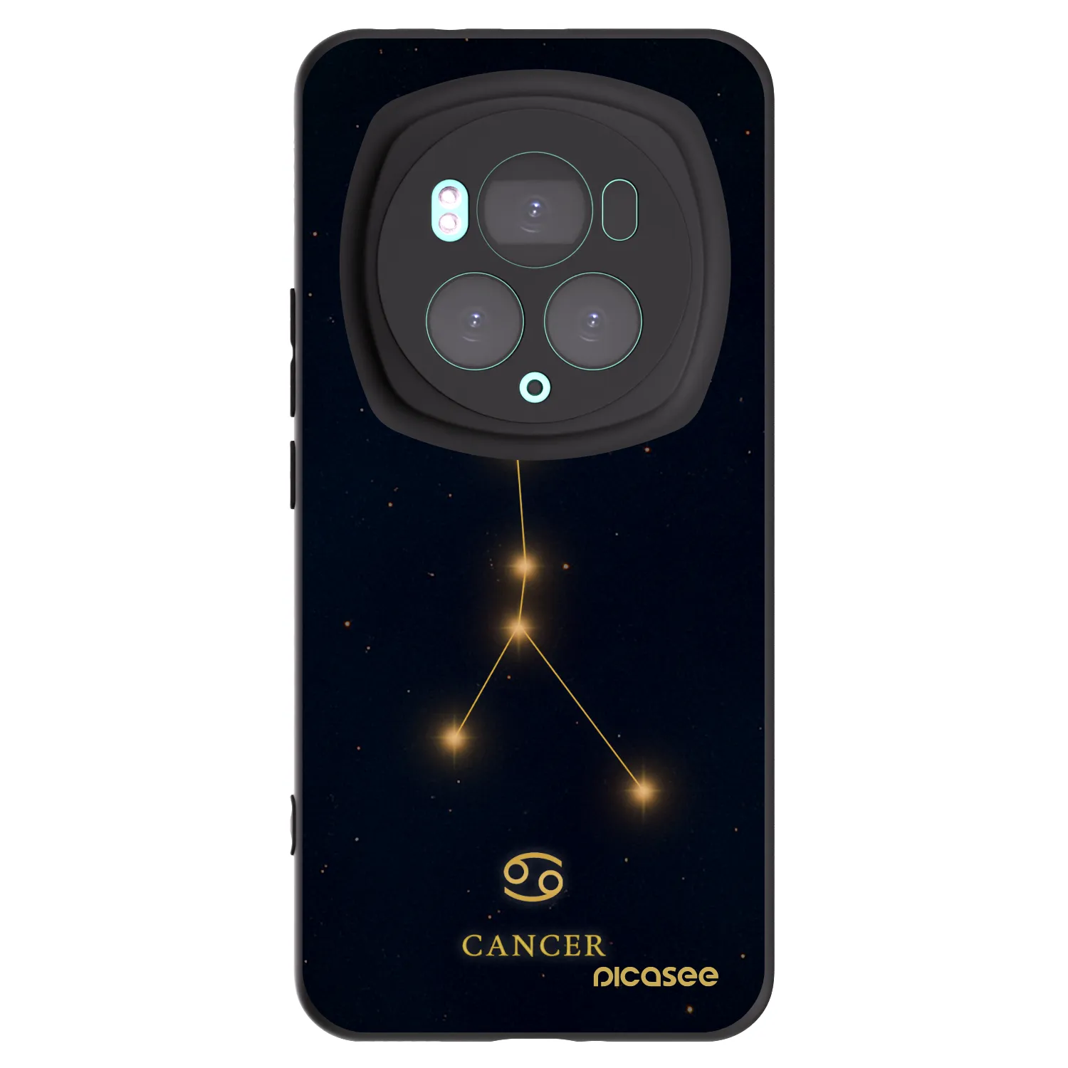 Picasee silikónový čierny obal pre Honor Magic6 Pro - CANCER