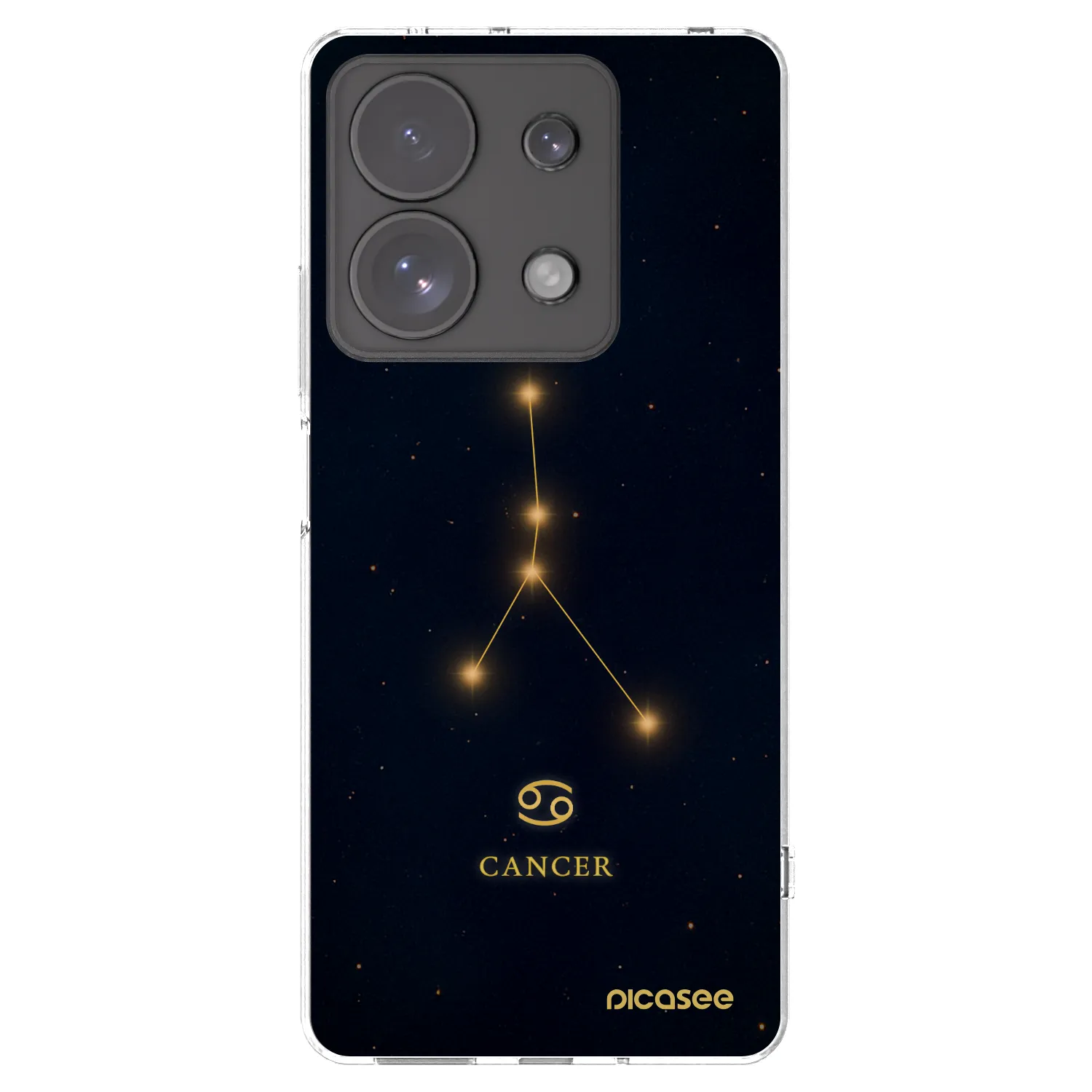 Silikónový prehľadný obal pre Xiaomi Redmi Note 13 Pro 4G - CANCER