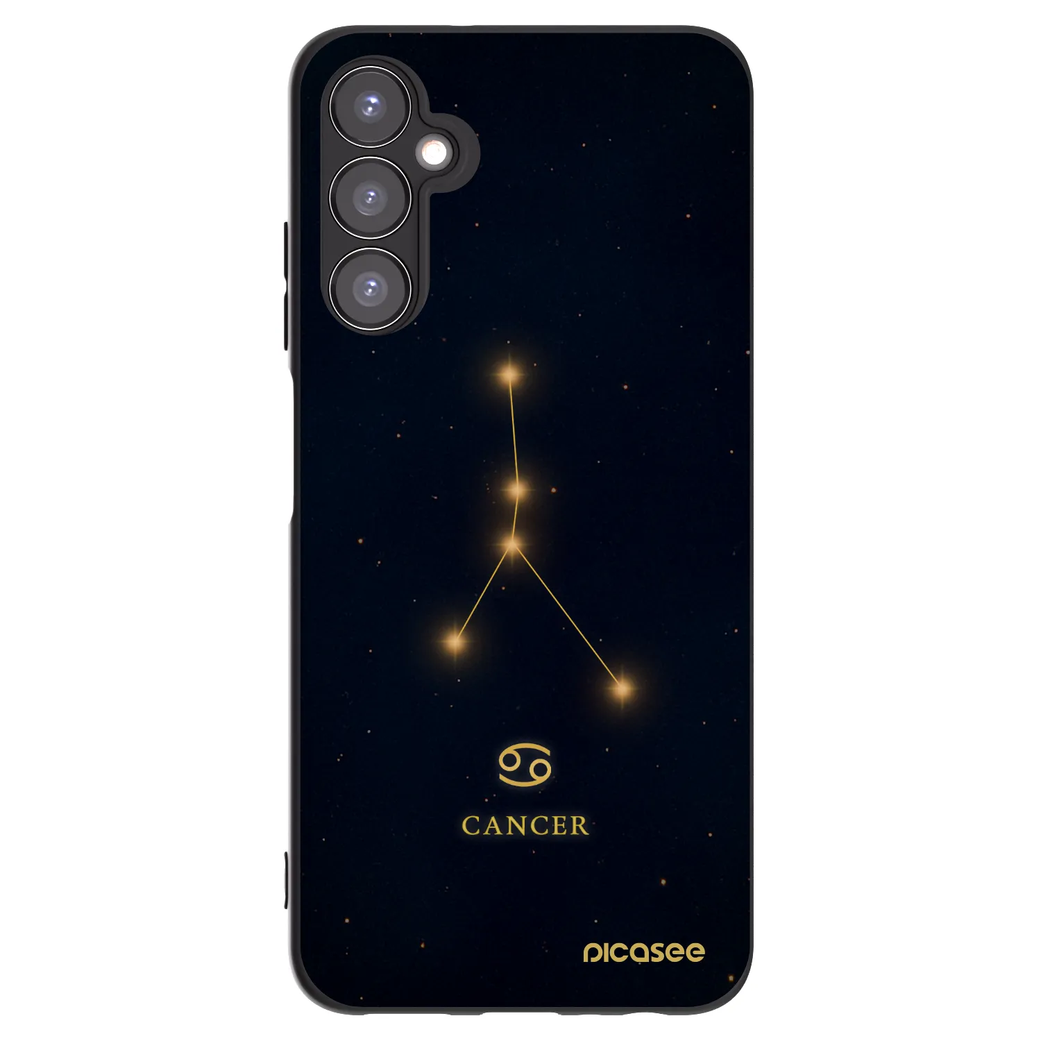 Picasee silikónový čierny obal pre Samsung Galaxy A05s A057G - CANCER