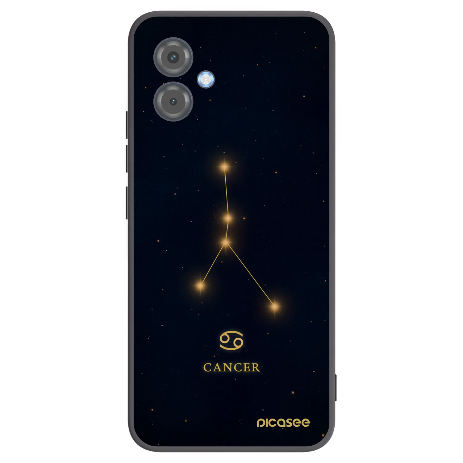 Picasee silikónový čierny obal pre Motorola Moto G14 - CANCER