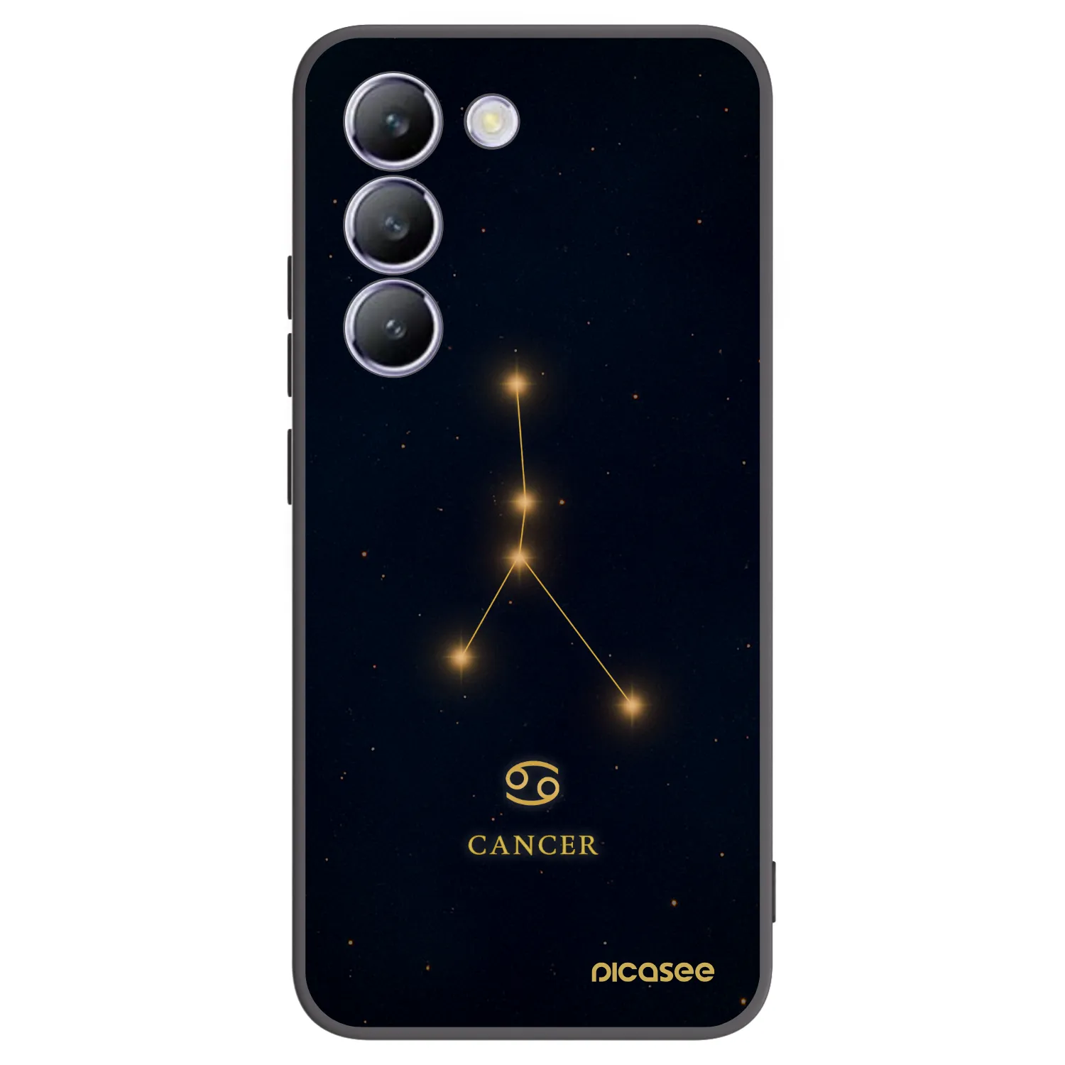 Picasee silikónový čierny obal pre Vivo V40 SE 5G - CANCER