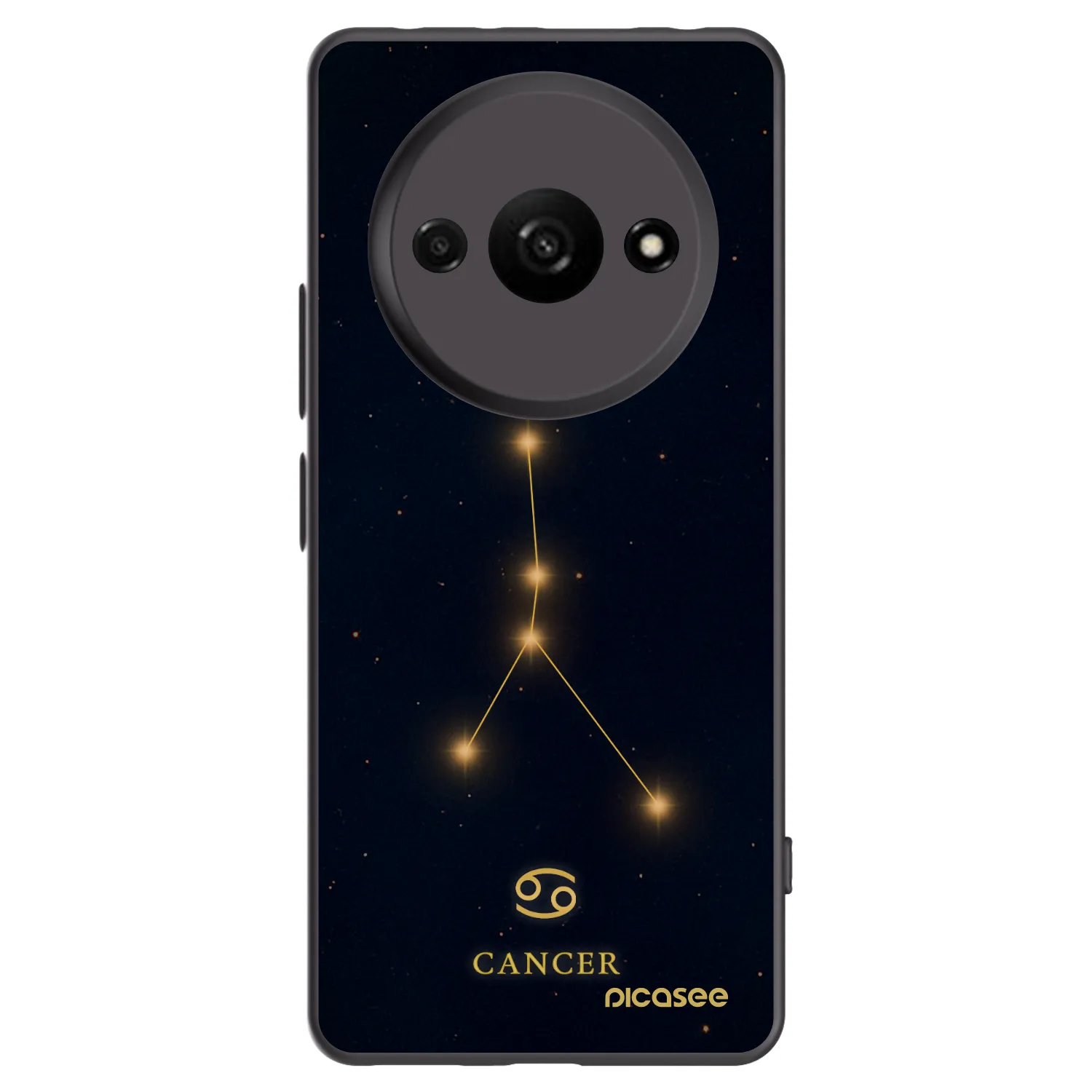 Picasee silikónový čierny obal pre Xiaomi Redmi A3 - CANCER