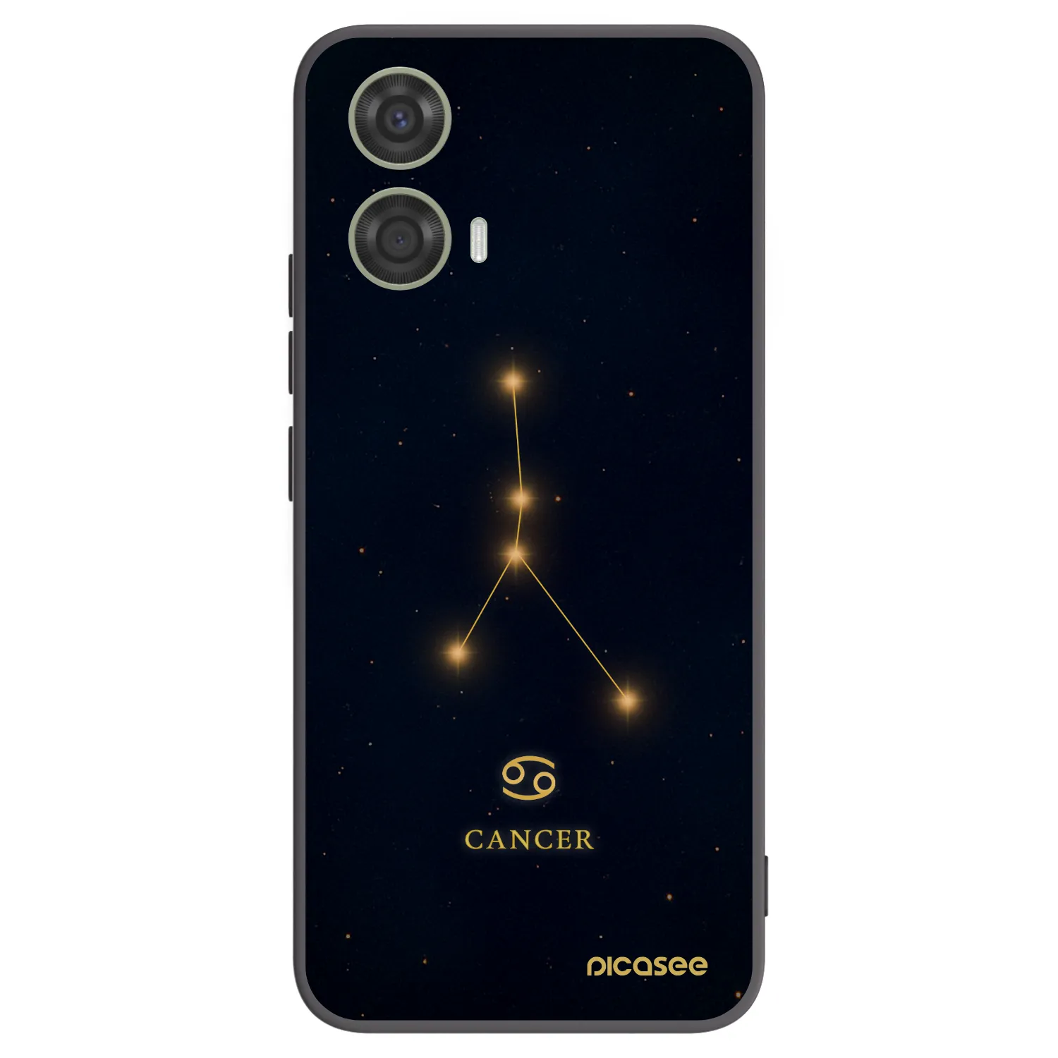 Picasee silikónový čierny obal pre Motorola Moto G24 - CANCER