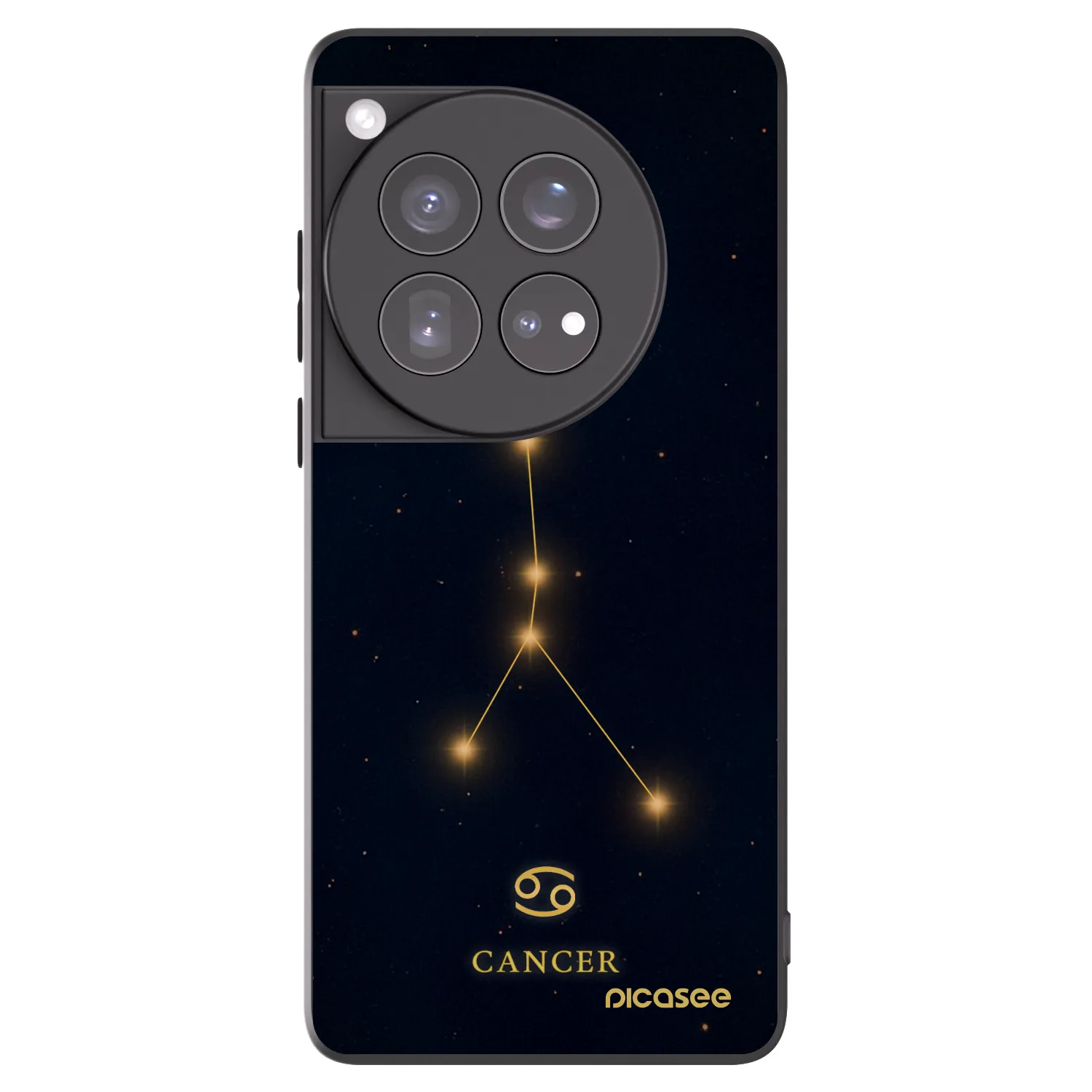 Picasee silikónový čierny obal pre OnePlus 12 5G - CANCER