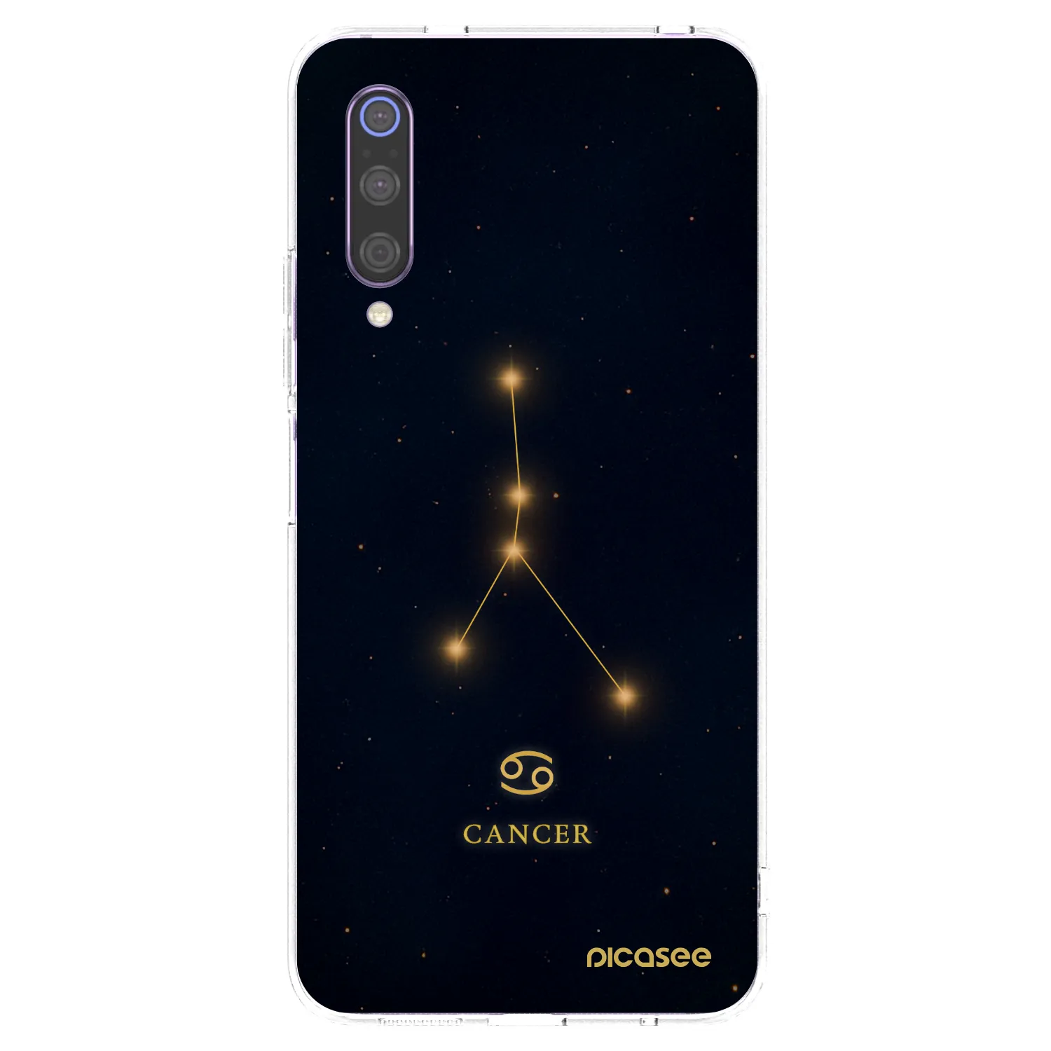 Picasee silikónový prehľadný obal pre Xiaomi Mi 9 - CANCER