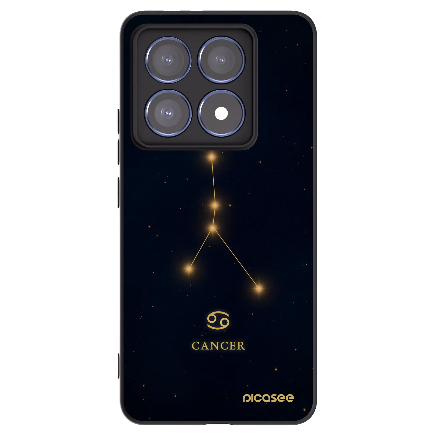 Picasee silikónový čierny obal pre Xiaomi 14T Pro - CANCER