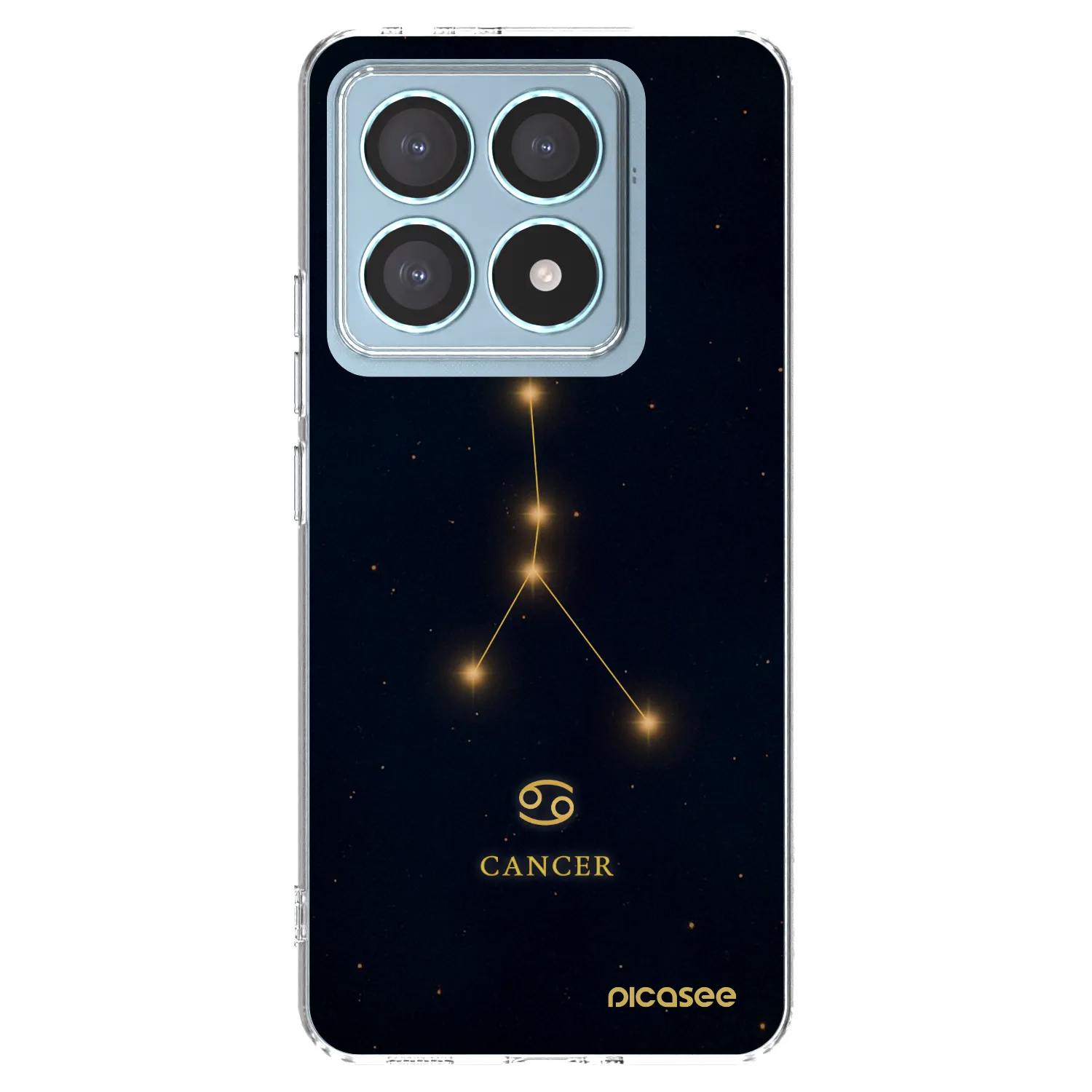 Picasee silikónový prehľadný obal pre Xiaomi 14T Pro - CANCER