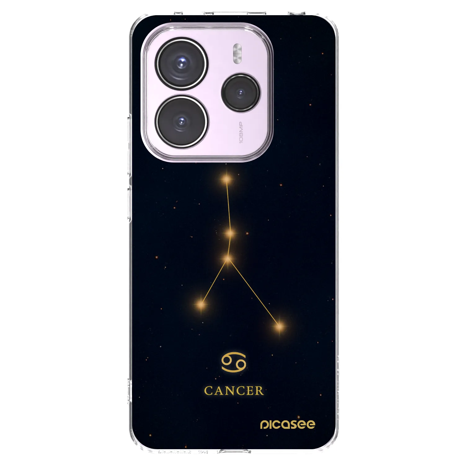 Silikónový prehľadný obal pre Xiaomi Redmi Note 14 5G - CANCER