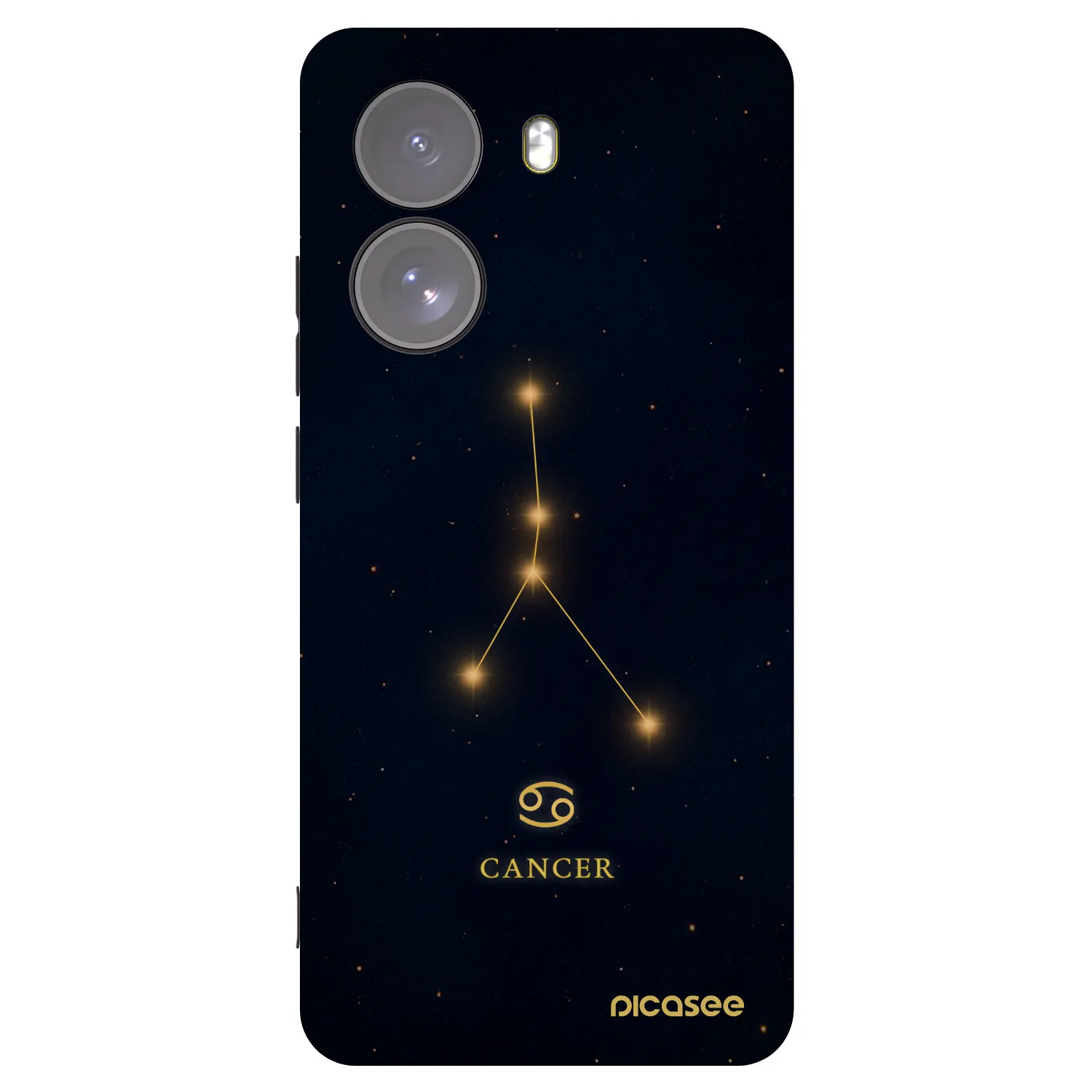 Picasee silikónový čierny obal pre Xiaomi Poco X7 - CANCER